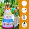 6Ft Inflatable Happy Birthday Cake Decorations Outdoor Lighted Blow Up Holiday Birthday Party Decor with Candles for Happy Birthday Party Outdoor Indoor Garden Yard Signs